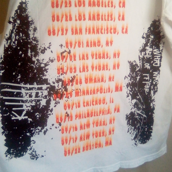 Nwot Rockstar Sushi Heavily Distress Flame Graphic Tee - Picture 17 of 17